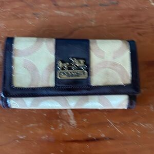 Coach logo wallet